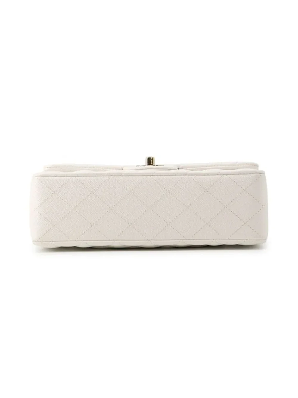 Chanel Chain Shoulder Bag Quilted 23 CC Logo Double White
